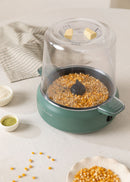Popcorn Maker Studio - Máquina para hacer palomitas de maíz con opción de hacer estallar mantequilla - Verde salvia