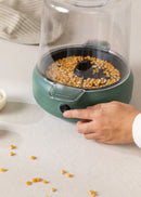 Popcorn Maker Studio - Máquina para hacer palomitas de maíz con opción de hacer estallar mantequilla - Verde salvia