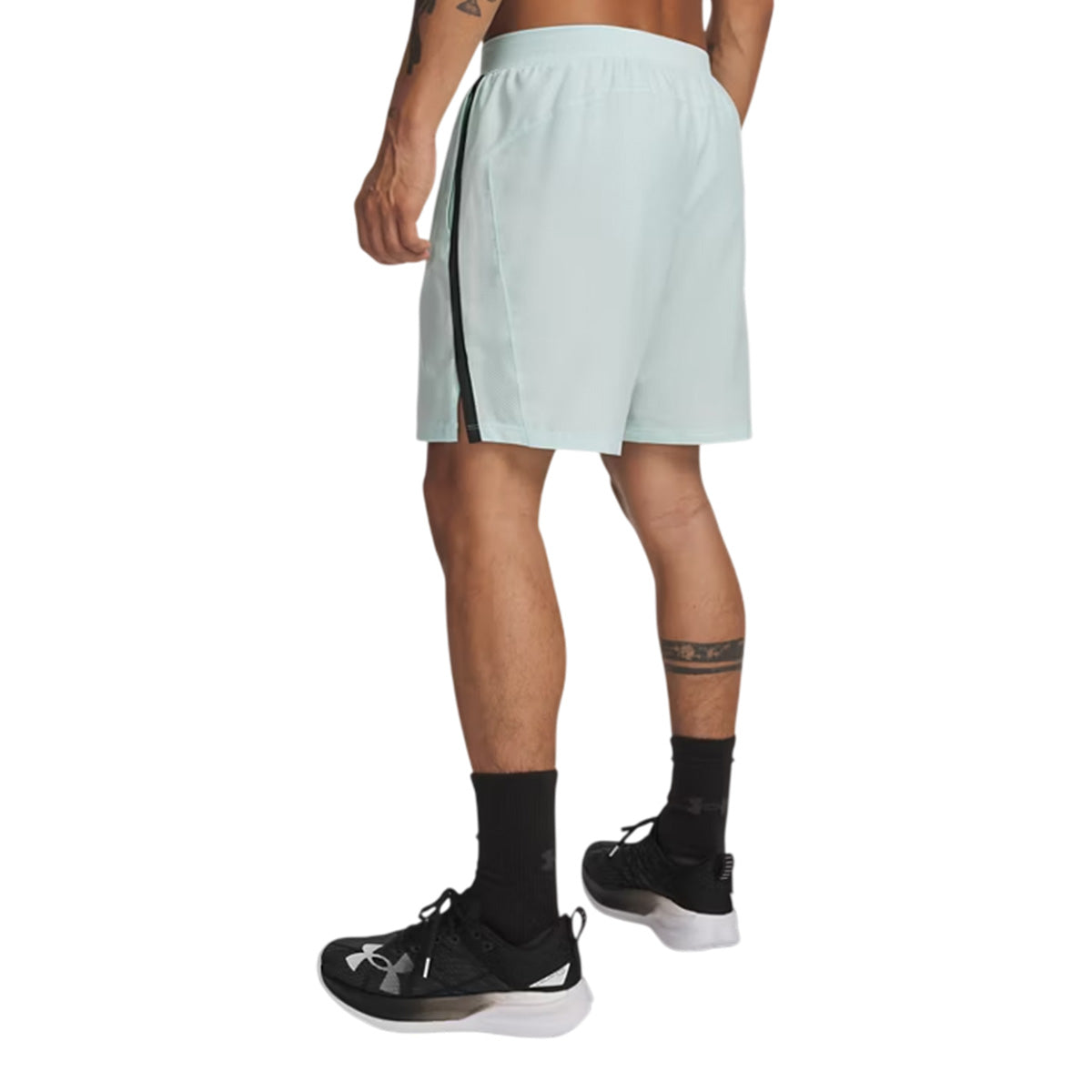 Short Launch 7 - Refresh Mint, Black, Reflective - Uomo