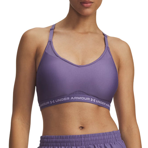 Brassière Crossback Low Bra - Violet, Blanc - Femme