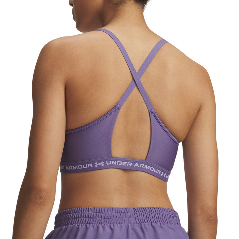 Brassière Crossback Low Bra - Violet, Blanc - Femme