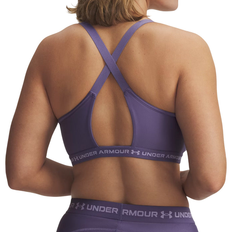 Brassière Crossback Low Bra - Violet, Blanc - Femme