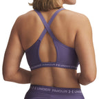 Brassière Crossback Low Bra - Violet, Blanc - Femme