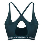 Brassière Crossback Low Bra - Green, White - Femme