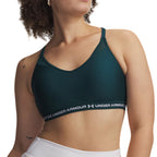 Brassière Crossback Low Bra - Green, White - Femme