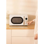 Microwave Retro - Microondas Grill Digital 900W - Blanco Roto