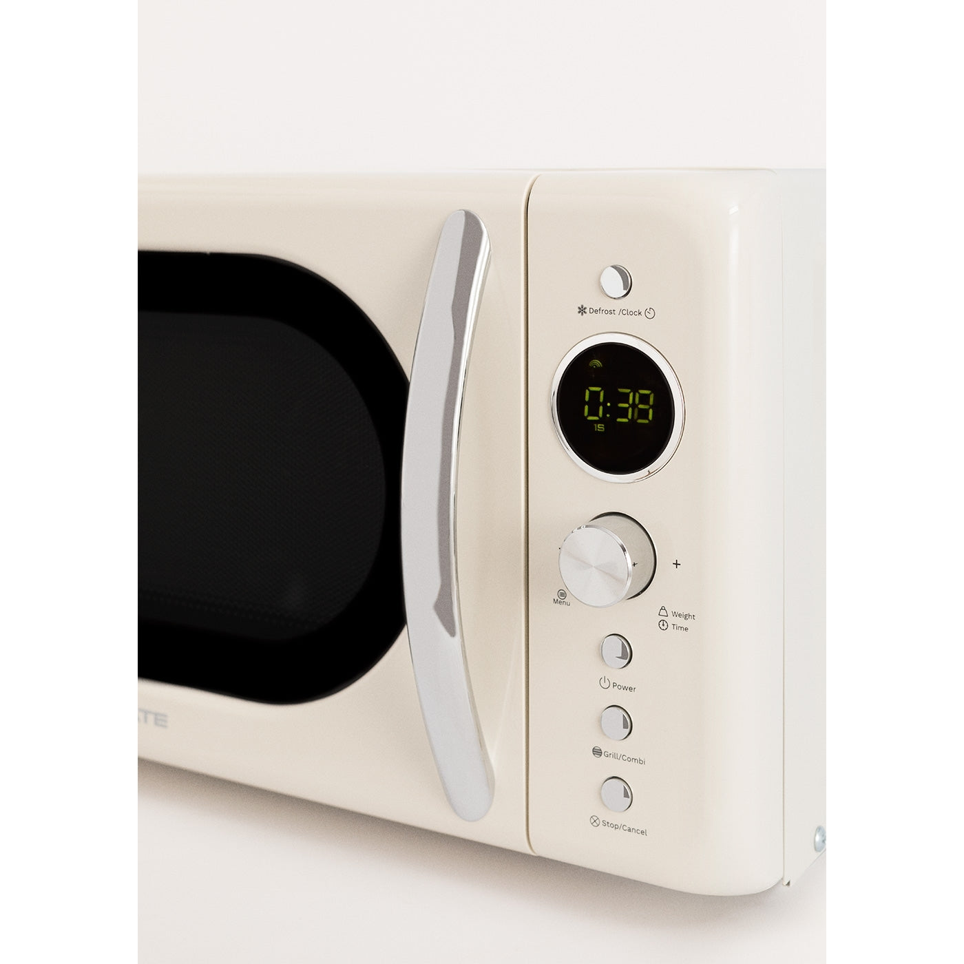 Microwave Retro - Microondas Grill Digital 900W - Blanco Roto