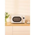 Microwave Retro - Microondas Grill Digital 900W - Blanco Roto