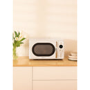 Microondas Retro - Microondas Grill Digital 900W - Blanco Roto