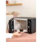 Microwave Retro - Micro-Ondes Gril Numérique 900W - Noir