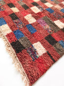 Tapis Berbère Marocain Boujaad - Multicolore