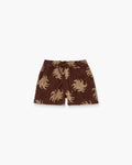 Mocha Ember Drizzle Terry Shorts