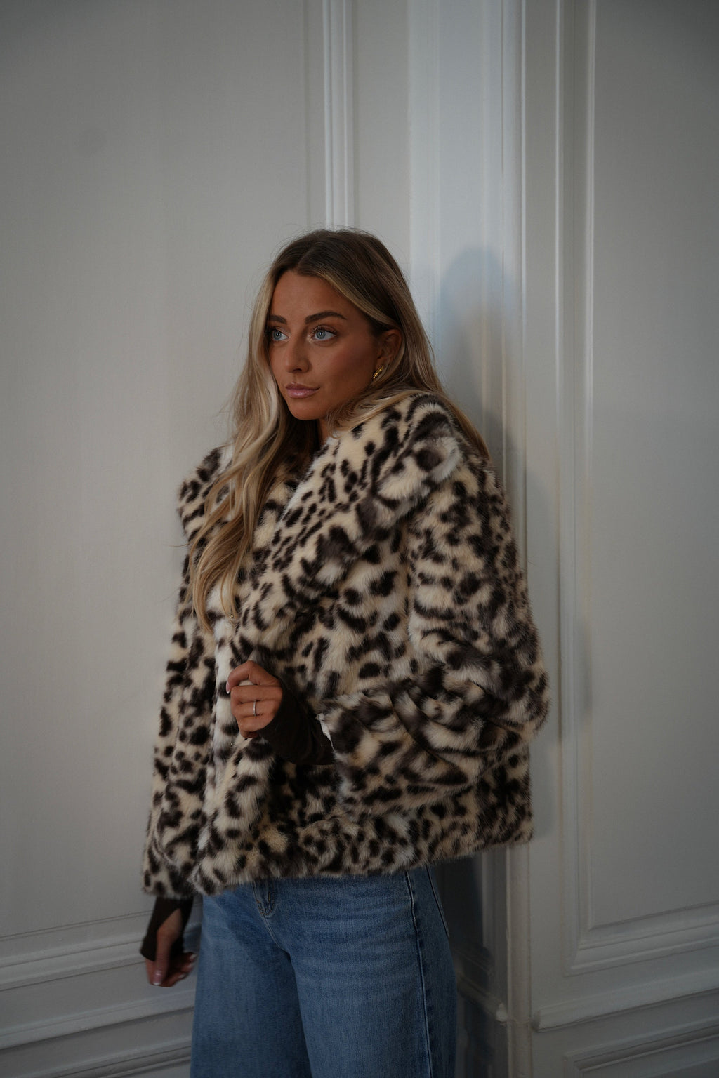 Jina Leopard - Fur Coat