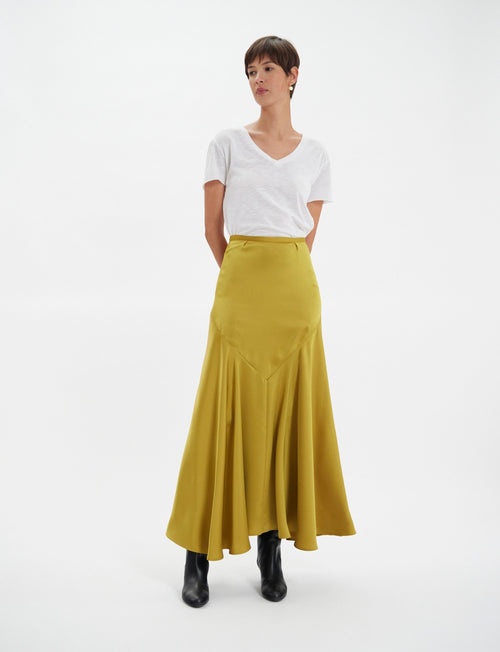 Velvette Skirt - Mustard