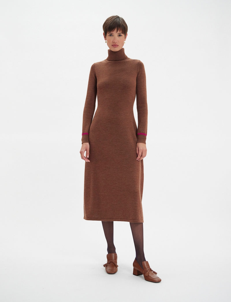 Divine Dress - Brown
