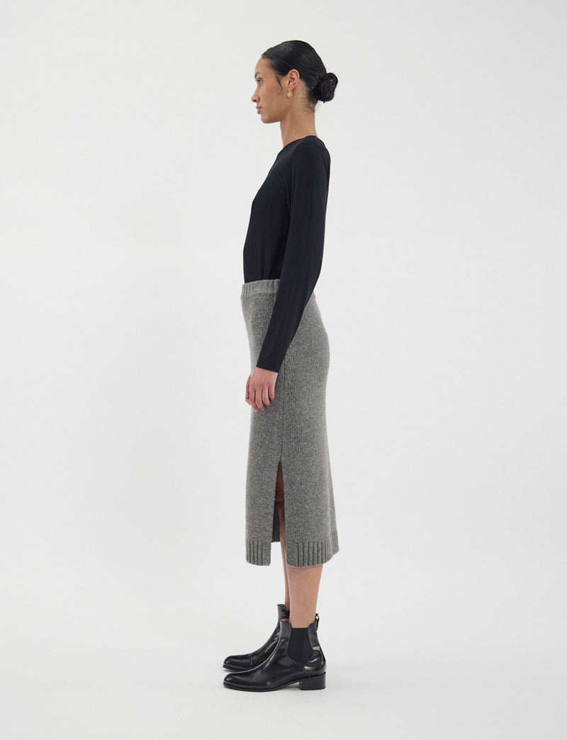 Damia Skirt - Gray - Medium