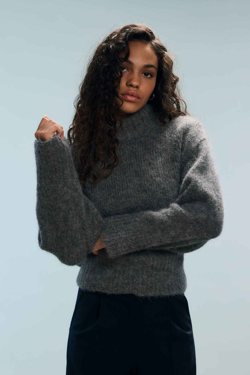 Pull gris foncé Marc