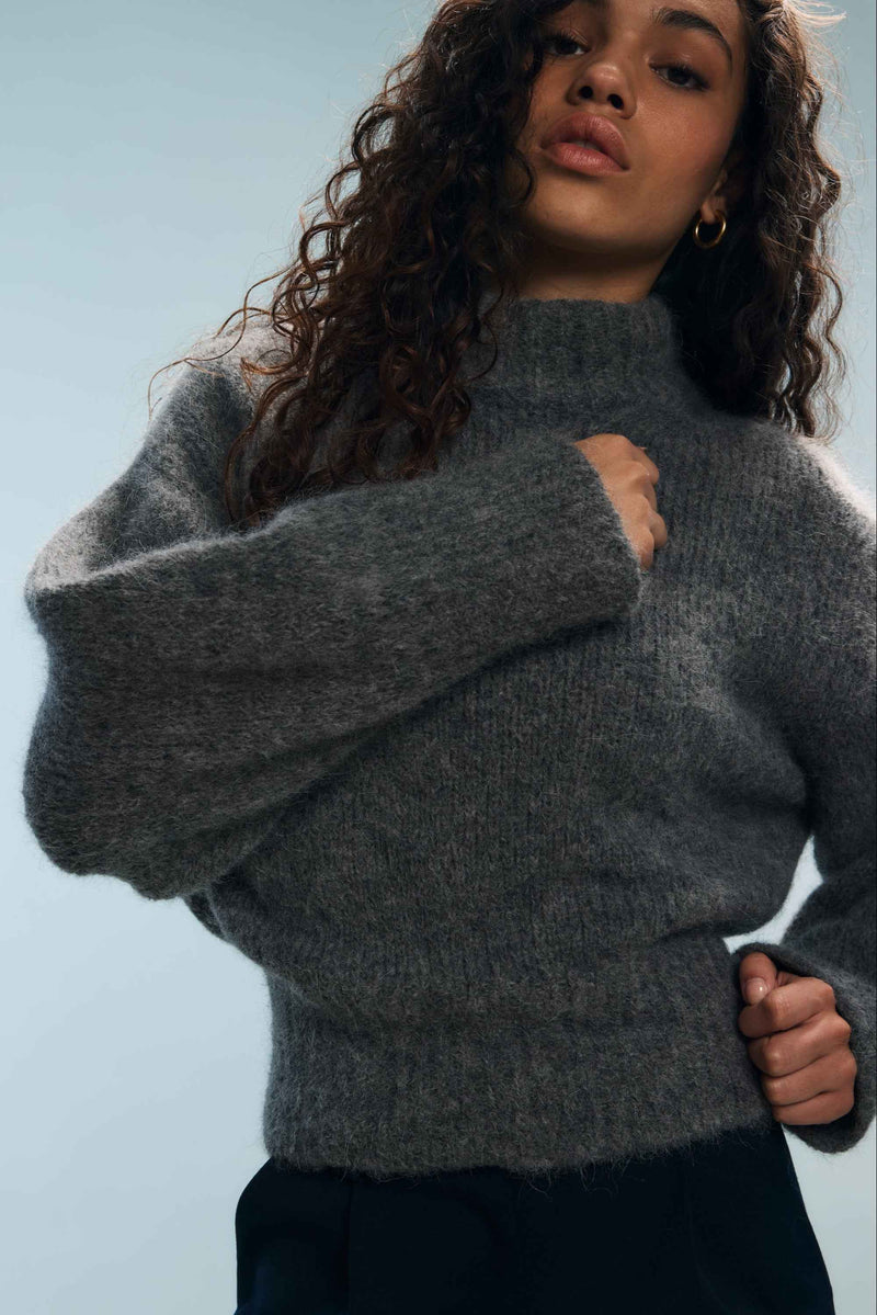 Pull gris foncé Marc