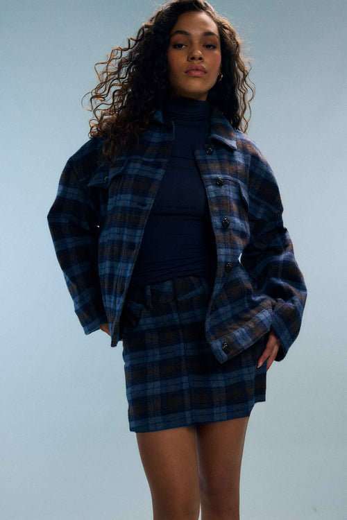 Chaqueta cuadros Tamar