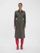 Rosabella Day Dress - Khaki