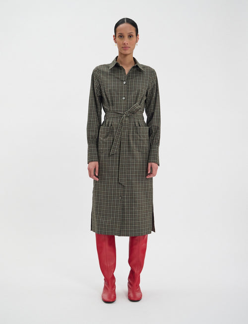 Rosabella Day Dress - Khaki