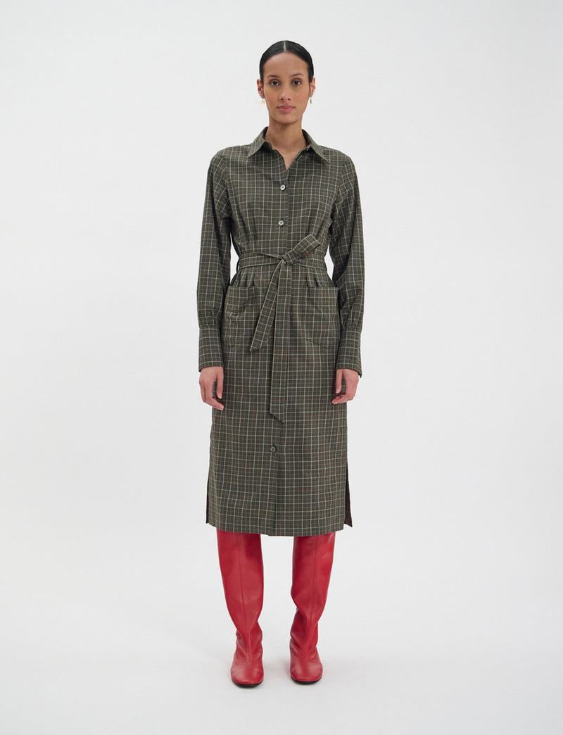 Rosabella Day Dress - Khaki