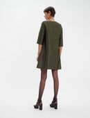 Megan Cocktail Dress - Gold - Black