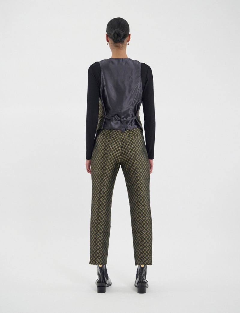 Robinson Waistcoat - Gold - Black