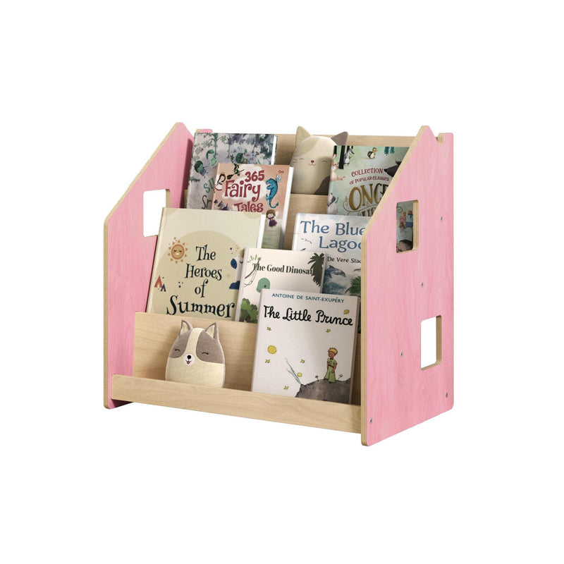 Bibliothèque Enfant – Bleu Clair & Rose