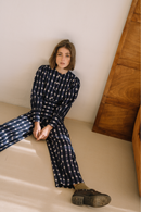 Blouse Valentine - Ikat Marine