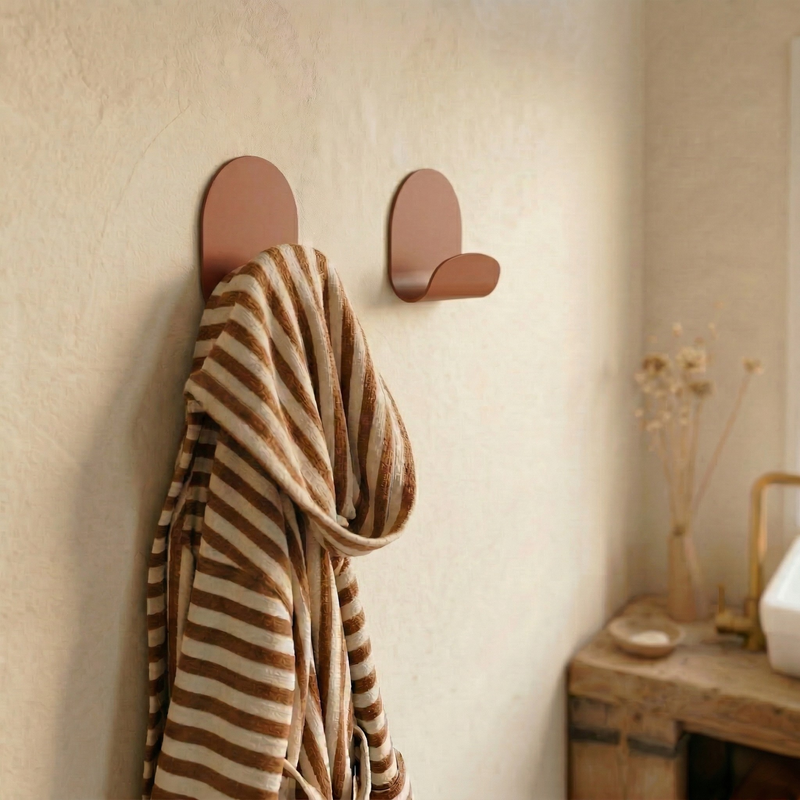 Coat hook - Le Malin - Large model - Terracotta