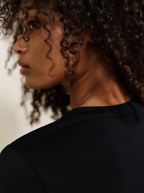 New Deep Black T-Shirt | NOO
