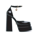 Sandales - Versace Leather Platform - Black