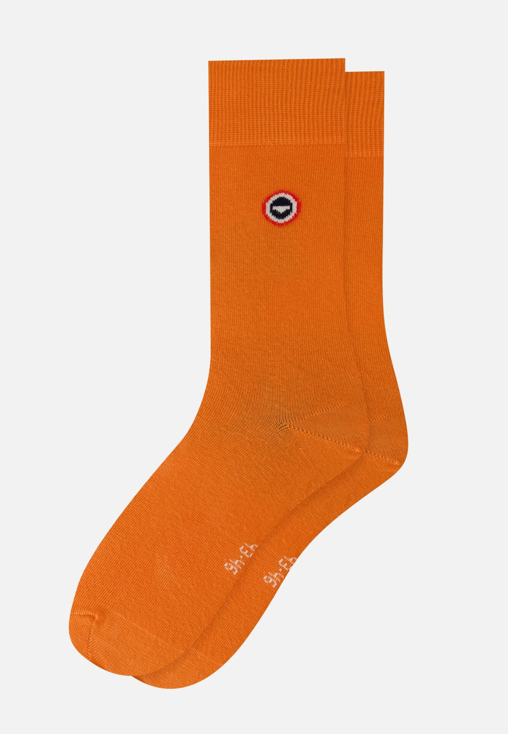 Robuste Plain Mid-Calf Socks - Pure Orange