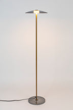 Float - Floor lamp - Tempered glass - Gold