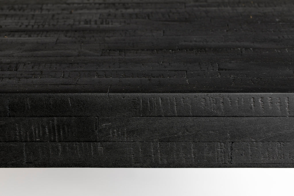 Suri - Table De Salle À Manger - Bois - Noir