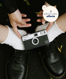 Film Camera - EKTAR H35 - Black - 1 Free Color Film - Kodak