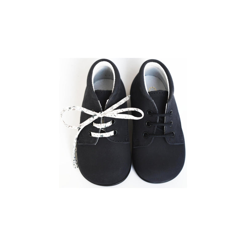 Chaussures Bottillons Souples Azylis Épurés- Nubuck Marine - Mixte