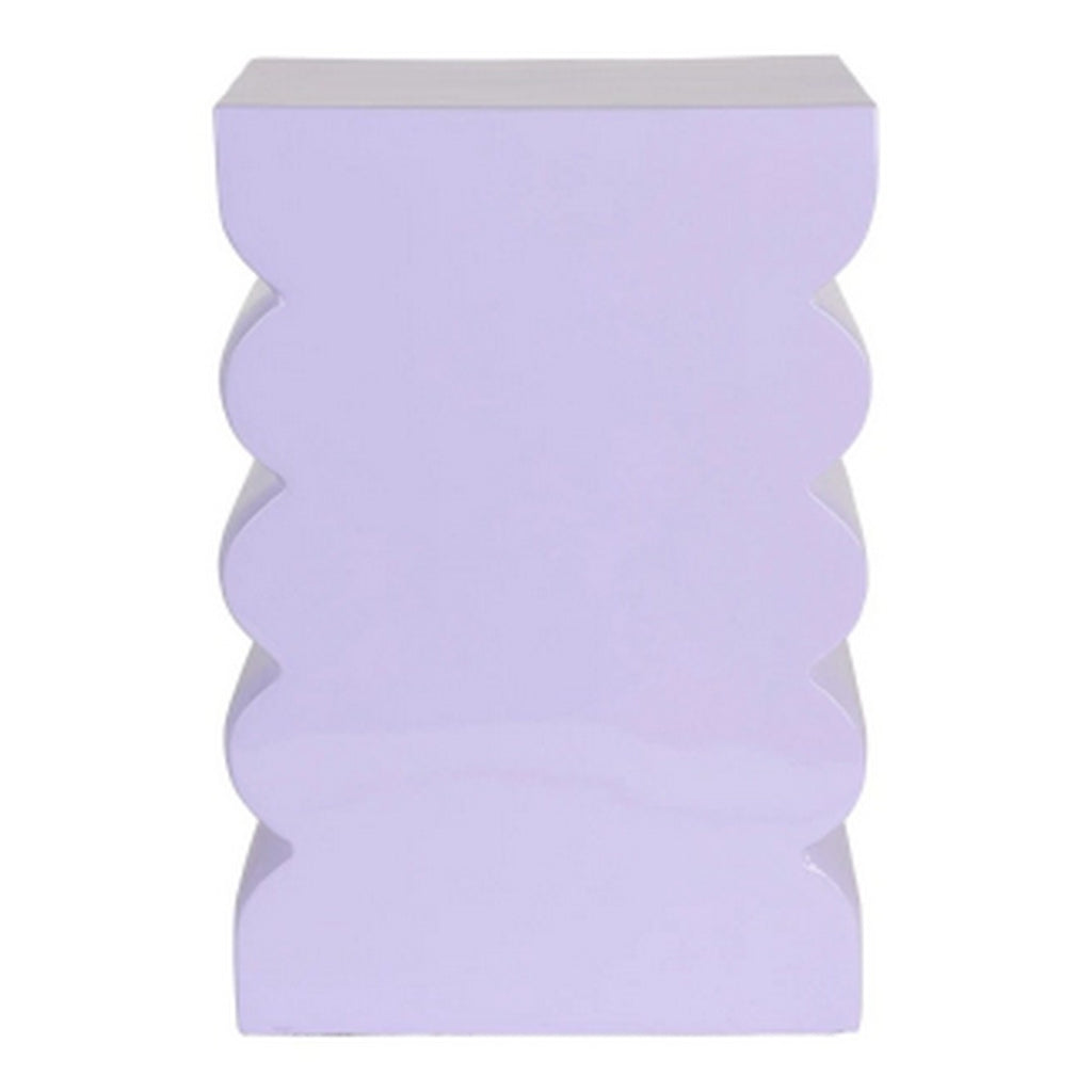 Curves - Side Table - Aluminum - Bright Lilac