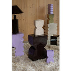 Curves - Side Table - Aluminum - Bright Lilac