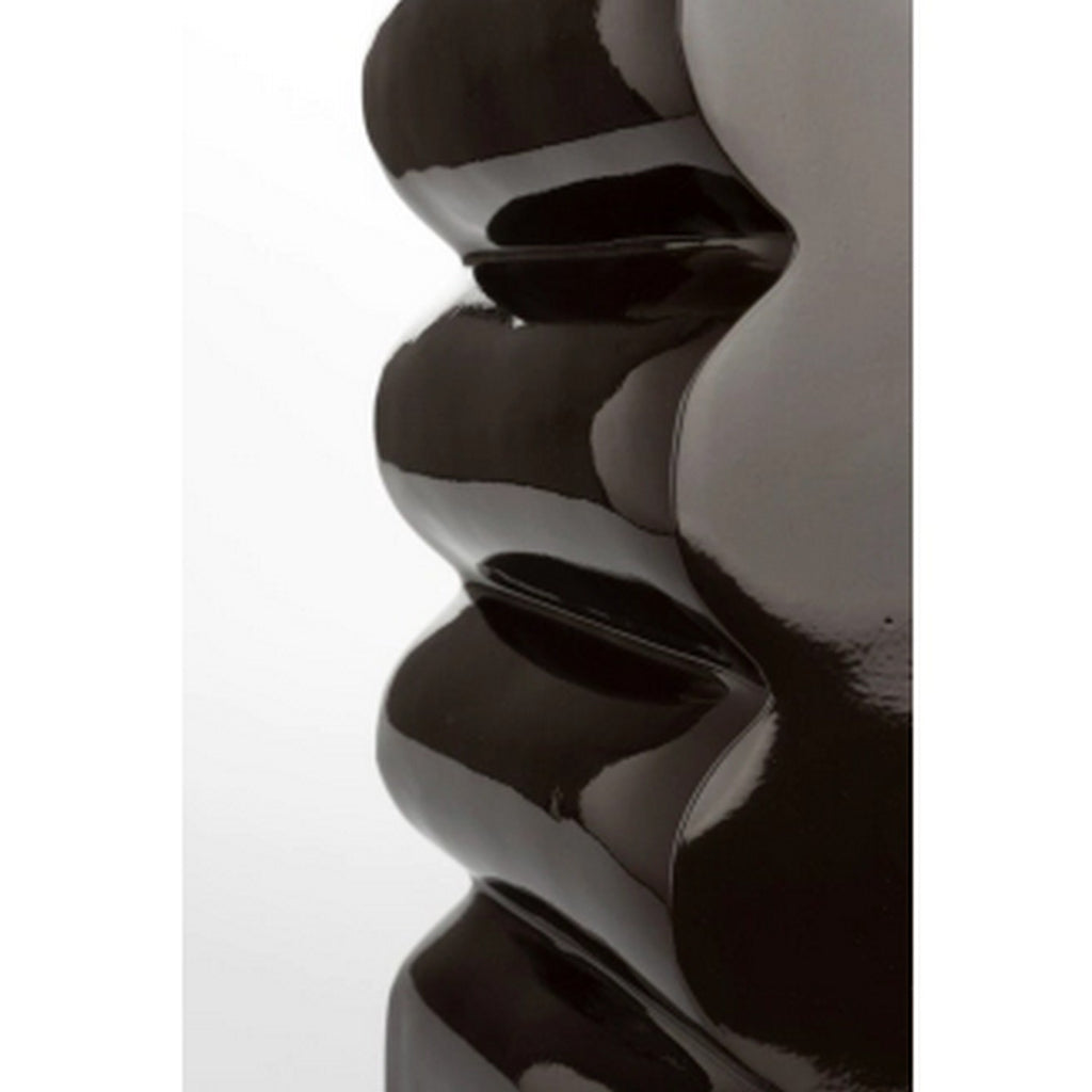 Curves - Side Table - Aluminum - Glossy Brown