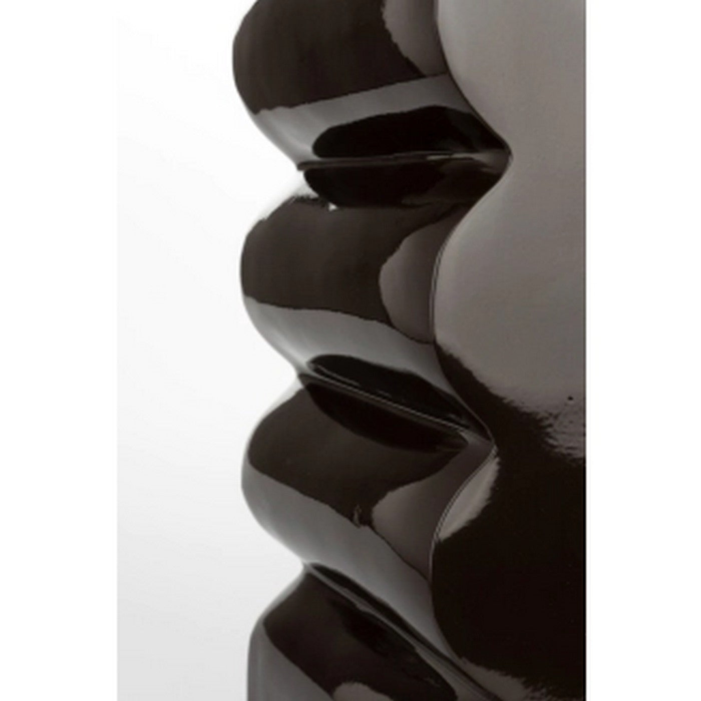 Curves - Side Table - Aluminum - Glossy Brown