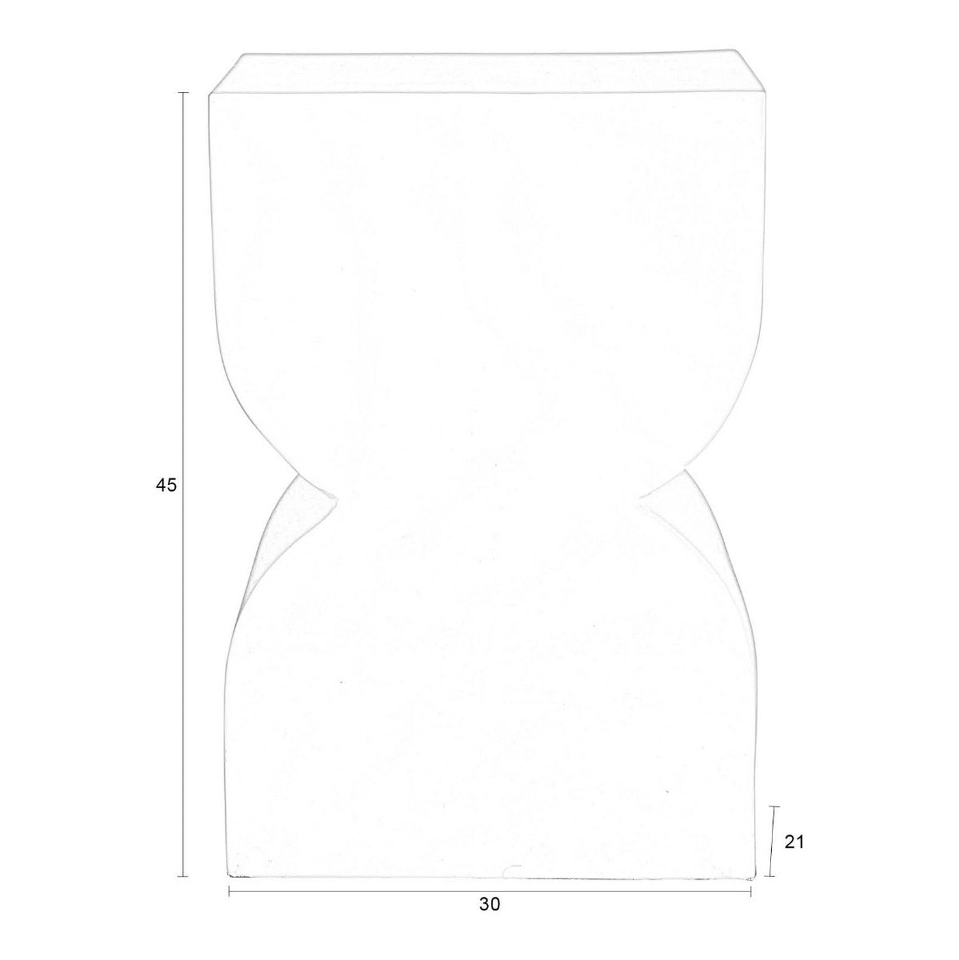 Cones - Side Table - Aluminum - Bright Lilac