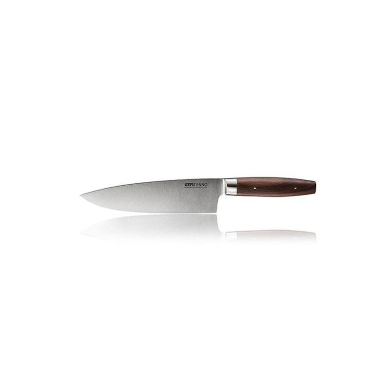 Enno - Couteau De Cuisine - 20cm - Argent/Brun