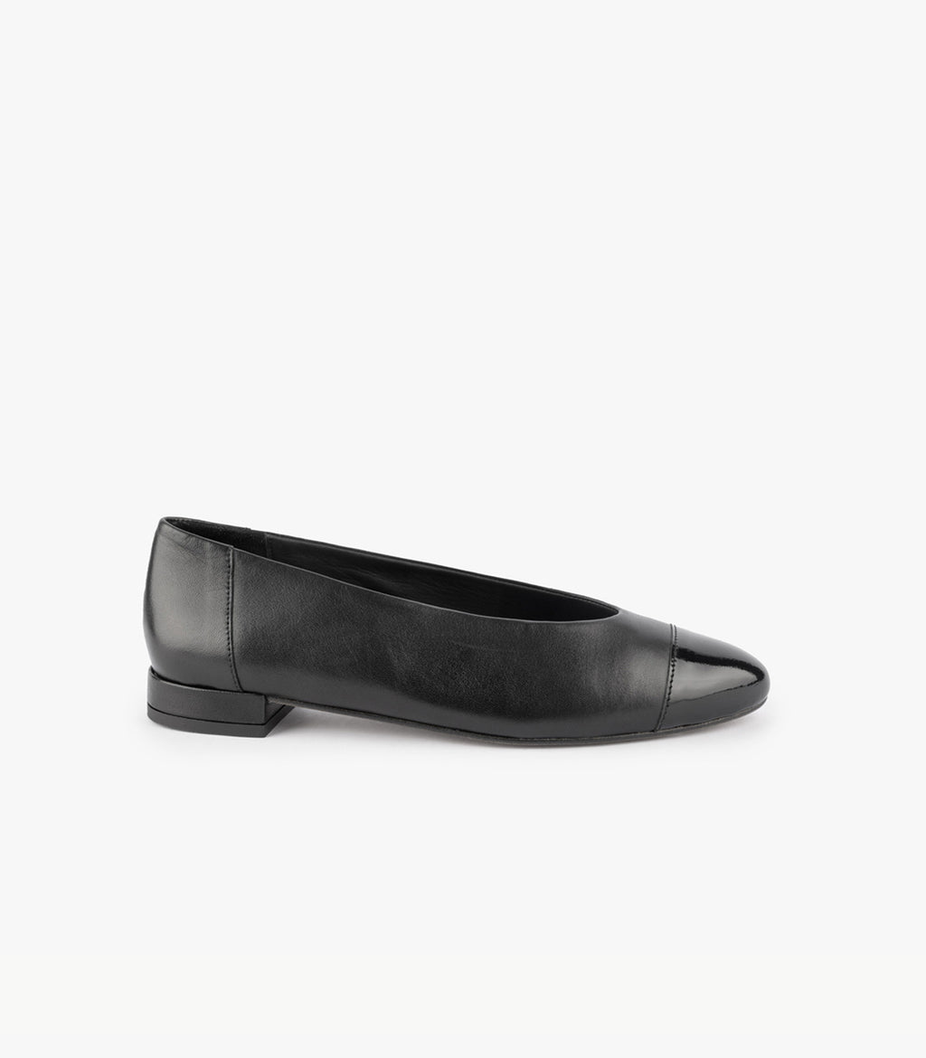 Ballerine Camila - Pelle liscia / verniciata - Nero