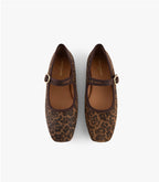 Bailarinas Leonie - Cuir Velours - Leopardo