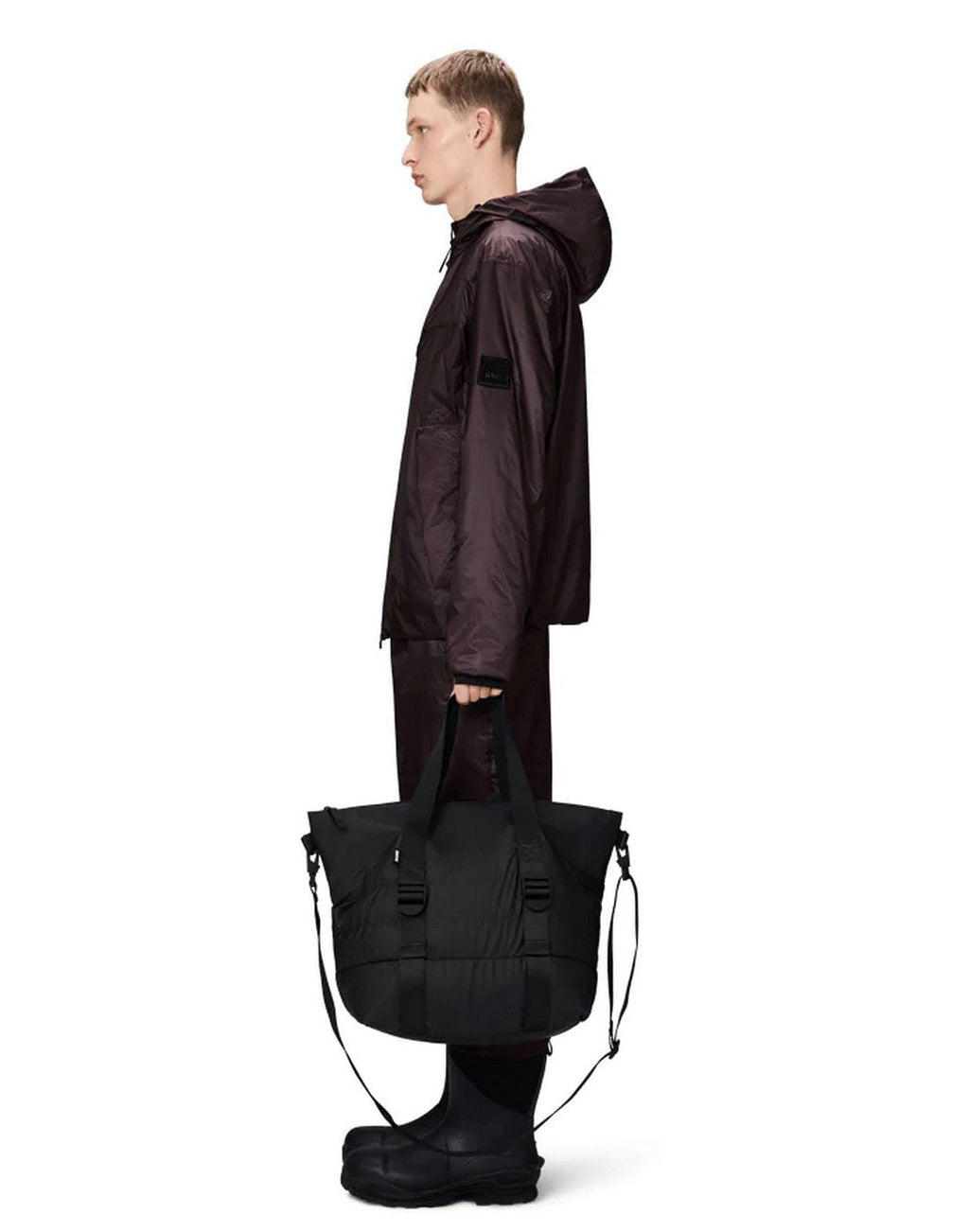 Puffer Mix Tote Mini W3 Bag Black - Unisex