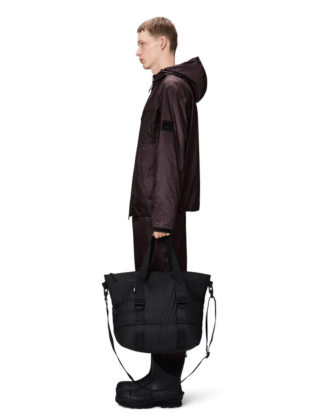 Puffer Mix Tote Mini W3 Bag Black - Unisex