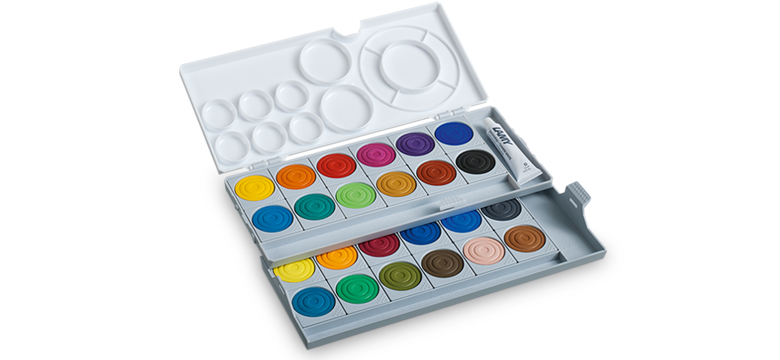 Boite - 24 Pastilles De Peinture - Lamy