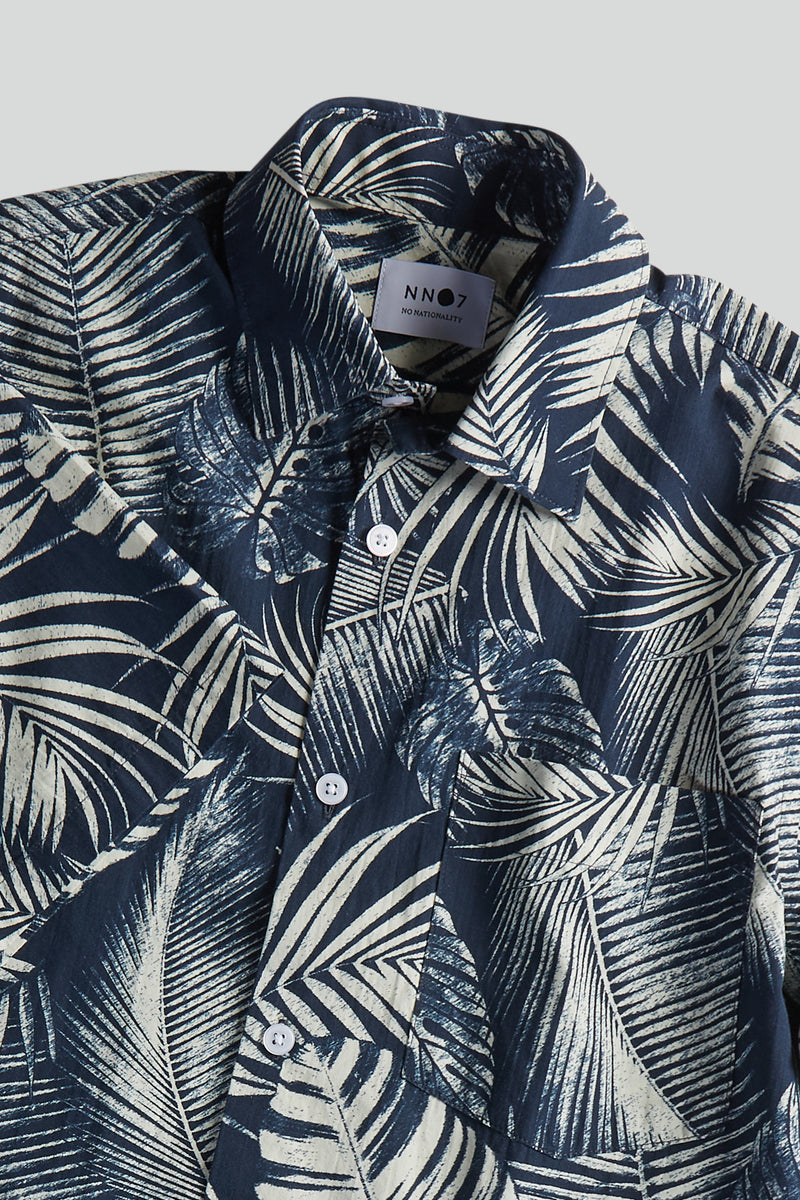 T-Shirt Errico Ss - Navy Print